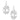 Desert Moon Cactus Earrings by Montana Silversmiths ER4345TRI 