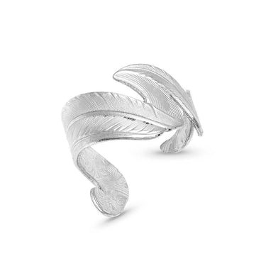 Women's Free Spirit Adjustable Feather Ring by Montana Silversmith RG4066