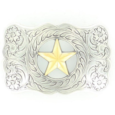 Rectangle Star Buckle by Nocona 37232