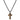 Faded Glory Cross Flag Necklace by Montana Silversmiths nc3771BLB