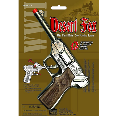 Desert Fox Die Cast Metal Toy Replica Luger 4641C