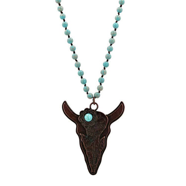 Attitude Charming Steer Necklace- ANC5212