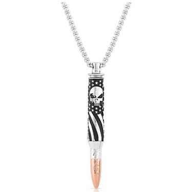 I'll Cover You Sniper Bullet Necklace by Montana Silversmiths CKNC5104