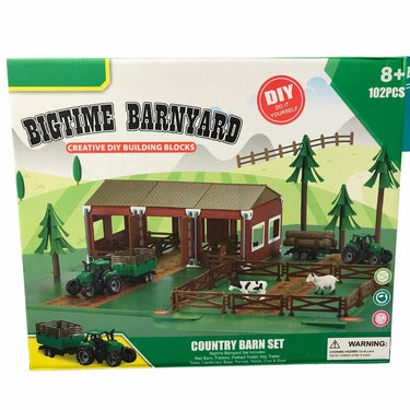 Bigtime Barnyard Country Barn Building Blocks Set 5100014