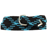 Machine Woven Braided Belt - Blue & Black 2000617