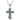 Inner Light Turquoise Cross Necklace By Montana Silversmiths
