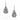 Cradled Cactus Teardrop Earrings By Montana Silversmiths ER4898