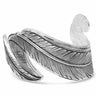  Women's Antiqued Winding Feather Cuff Bracelet By Montana Silversmith BC4066