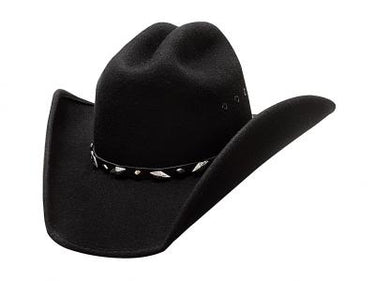 Justin Moore "Guns" Shapeable Premium Black Wool Felt Hat 0626BL