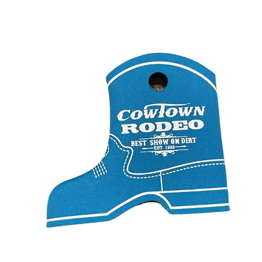 Cowtown Rodeo Teal Boot Coozie By Real Time Products X3012-TE