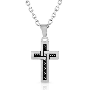 Intertwined with Faith Cross Necklace NC3117