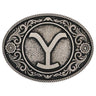 Yellowstone Y Floral Belt Buckle A914YEL 