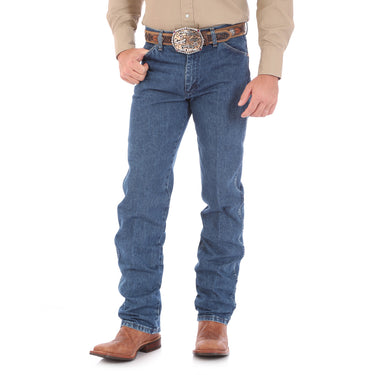 Men's Stone Washed Cowboy Cut Original Fit Jeans by Wrangler 13MWZGK