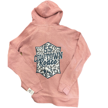 Cowtown Rodeo Full Zip Hoodie in Orchid Ice W20150