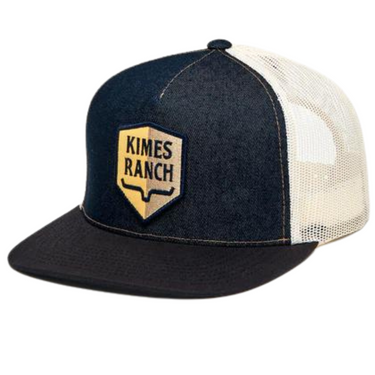 Kimes Ranch Jack Trucker Cap in Denim S22-162004