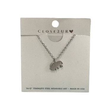 Bison Stainless Charm Necklace BIS